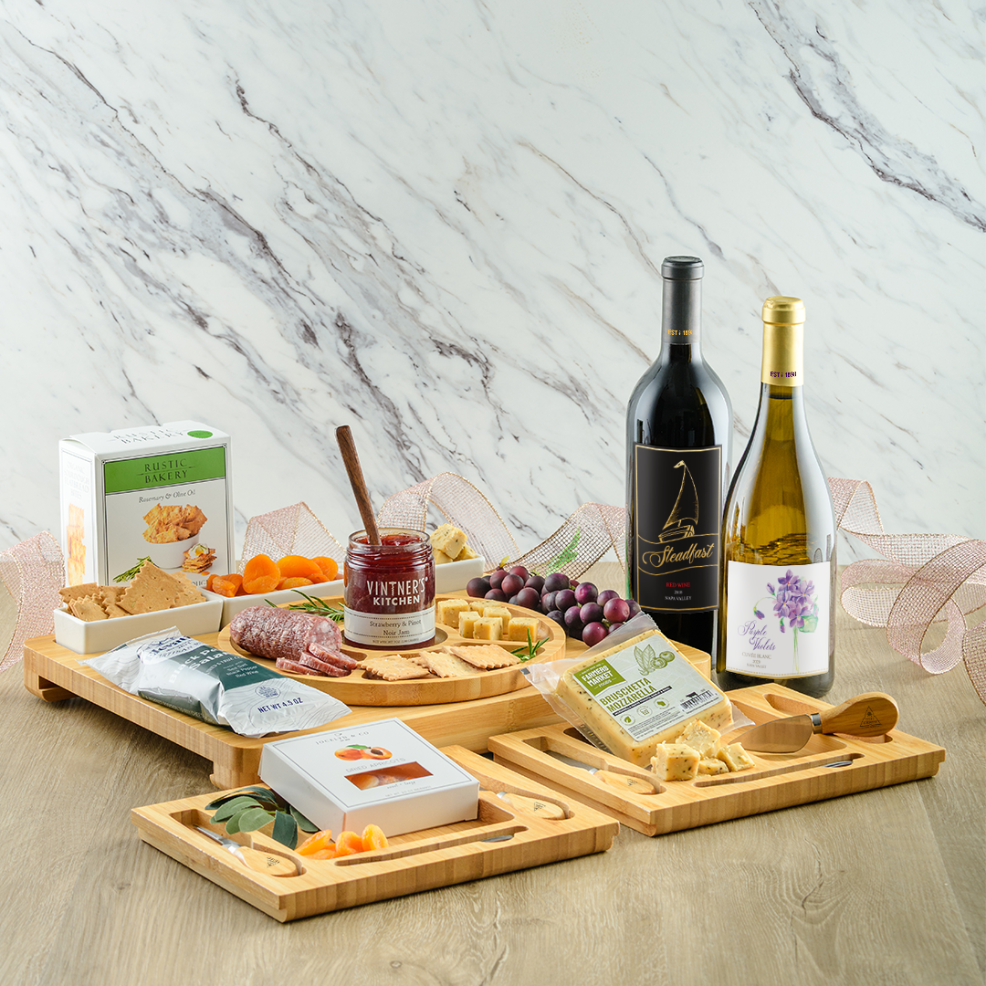 Premium Red & White Charcuterie Board