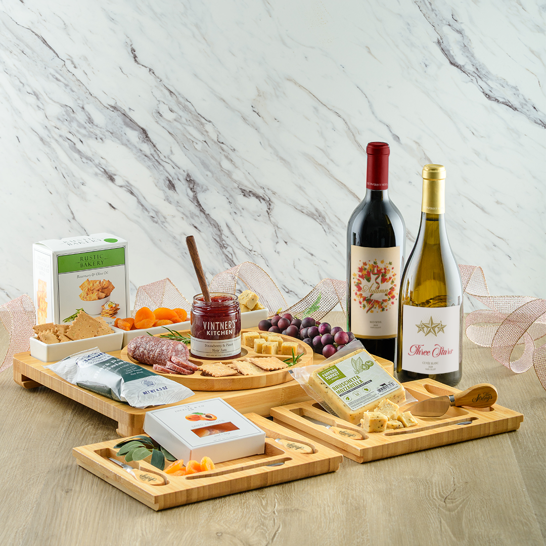 Premium Red & White Charcuterie Board