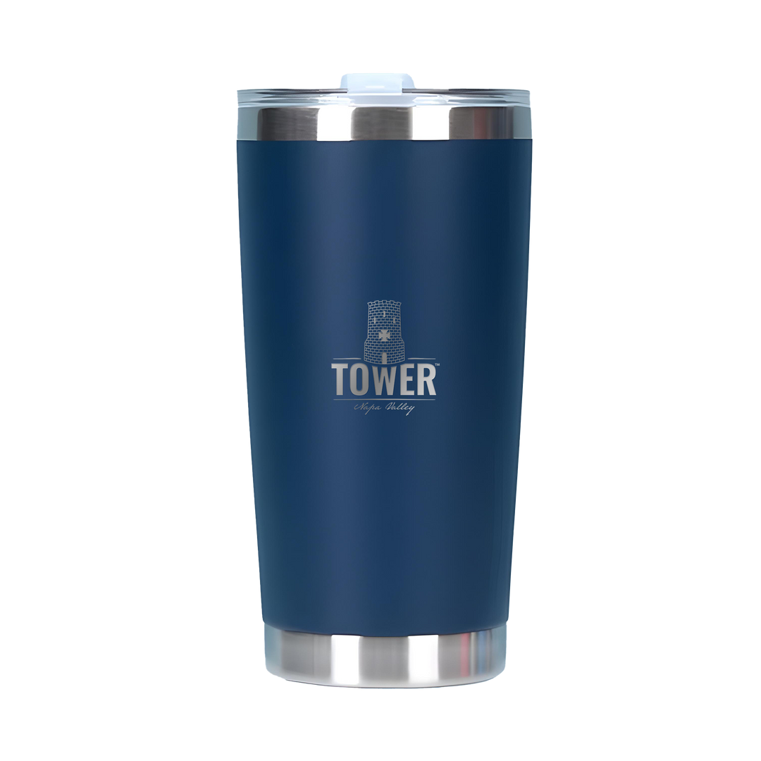 20oz Double Wall Stainless Steel Tall Tumbler with Lid