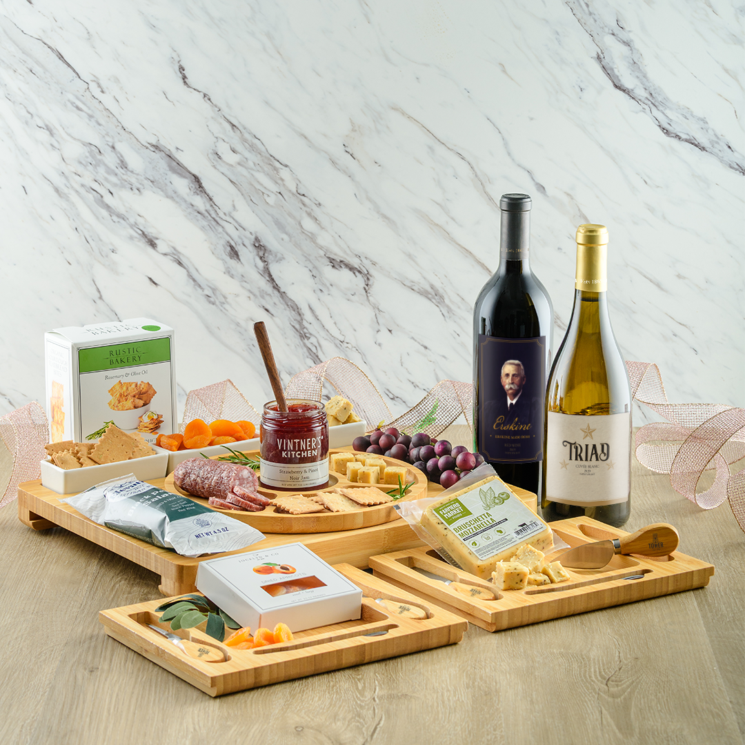 Premium Red & White Charcuterie Board