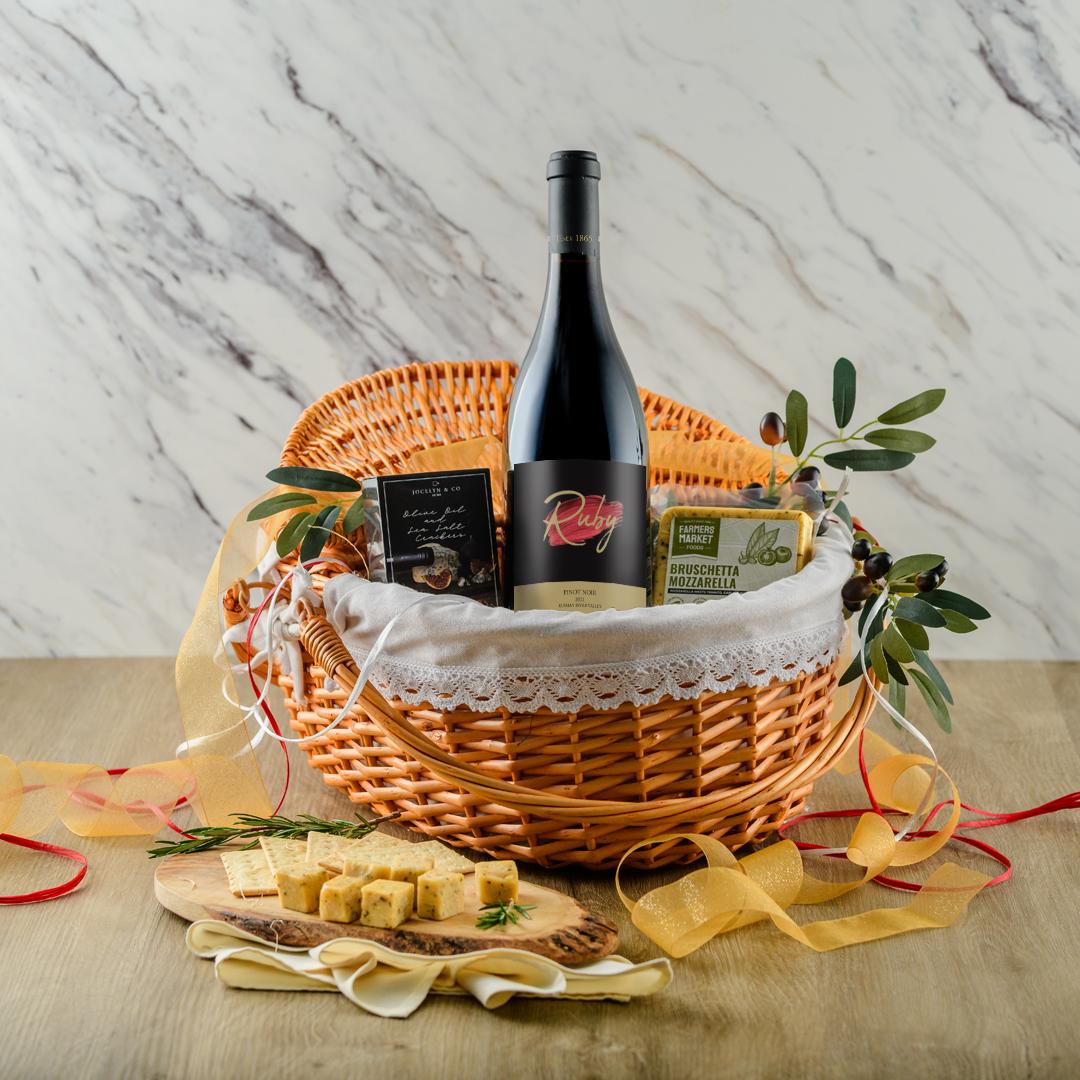 Signature Red Picnic Basket