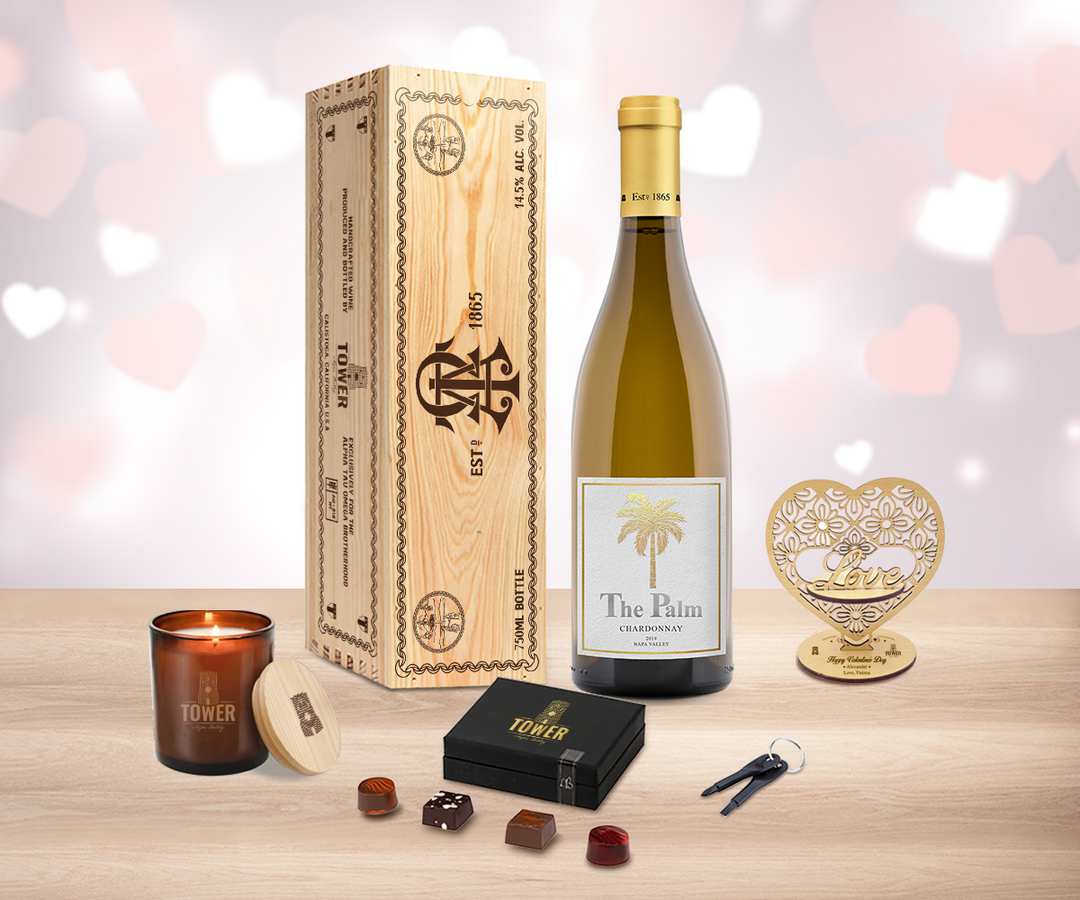 Valentine White Wine "Love" Gift Set