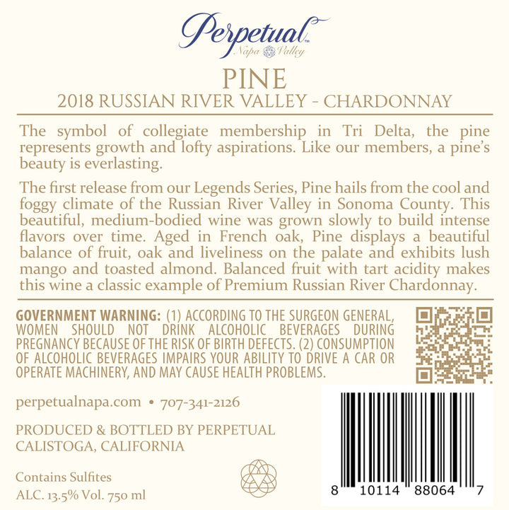 Pine - 2018 Chardonnay – Russian River Valley