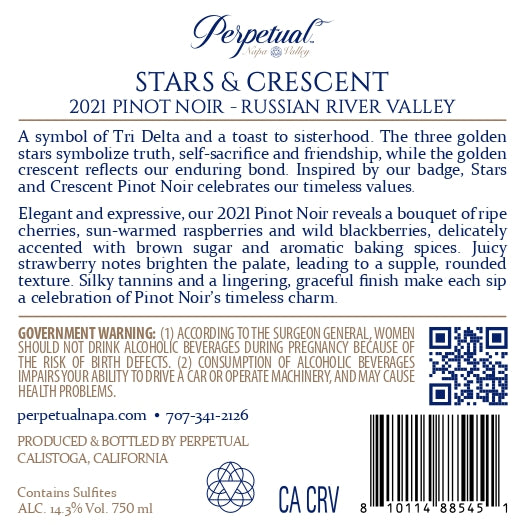 Stars and Crescent - 2021 Pinot Noir - Russian River Valley