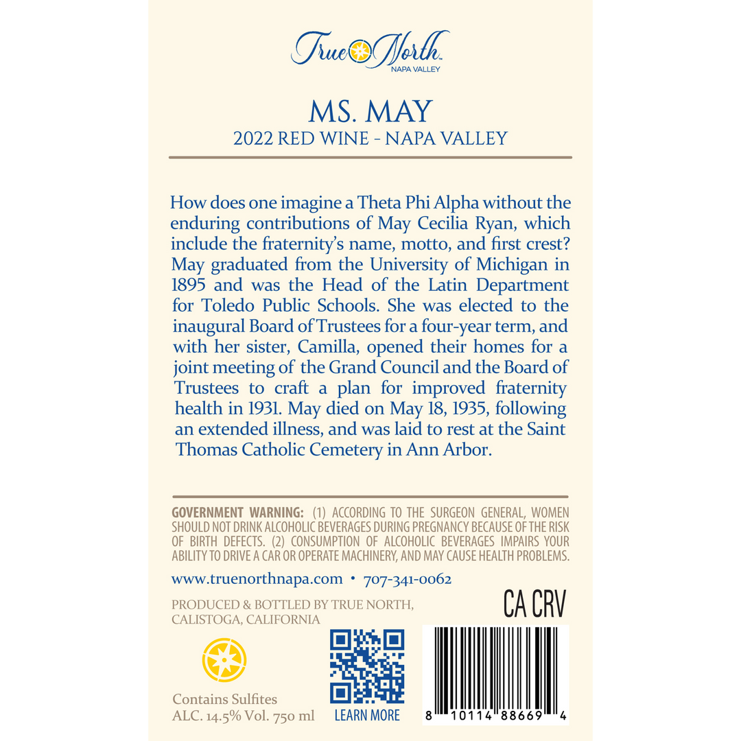 Ms. May - 2022 Red Wine - Napa Valley