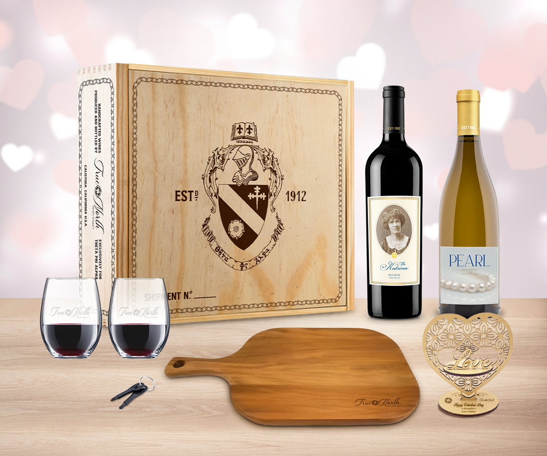 Valentine Red & White Wine "Toast" Gift Set