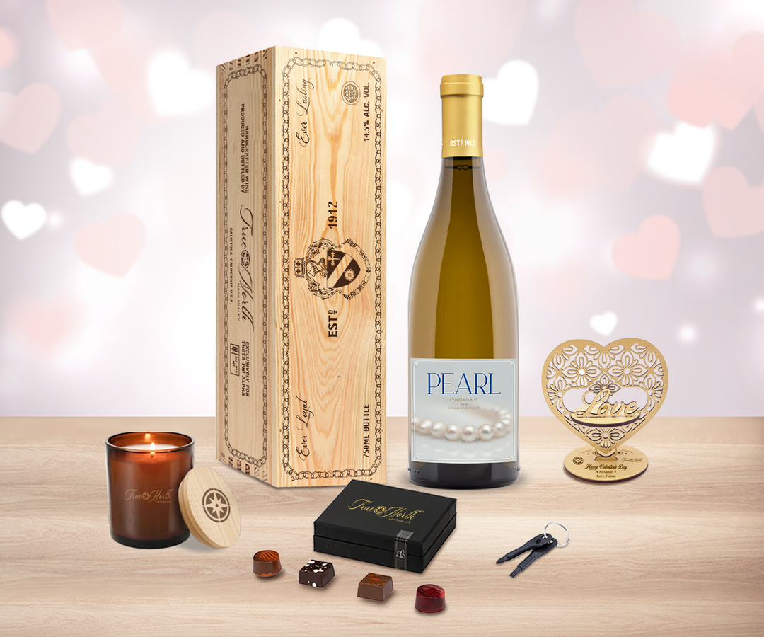 Valentine White Wine "Love" Gift Set