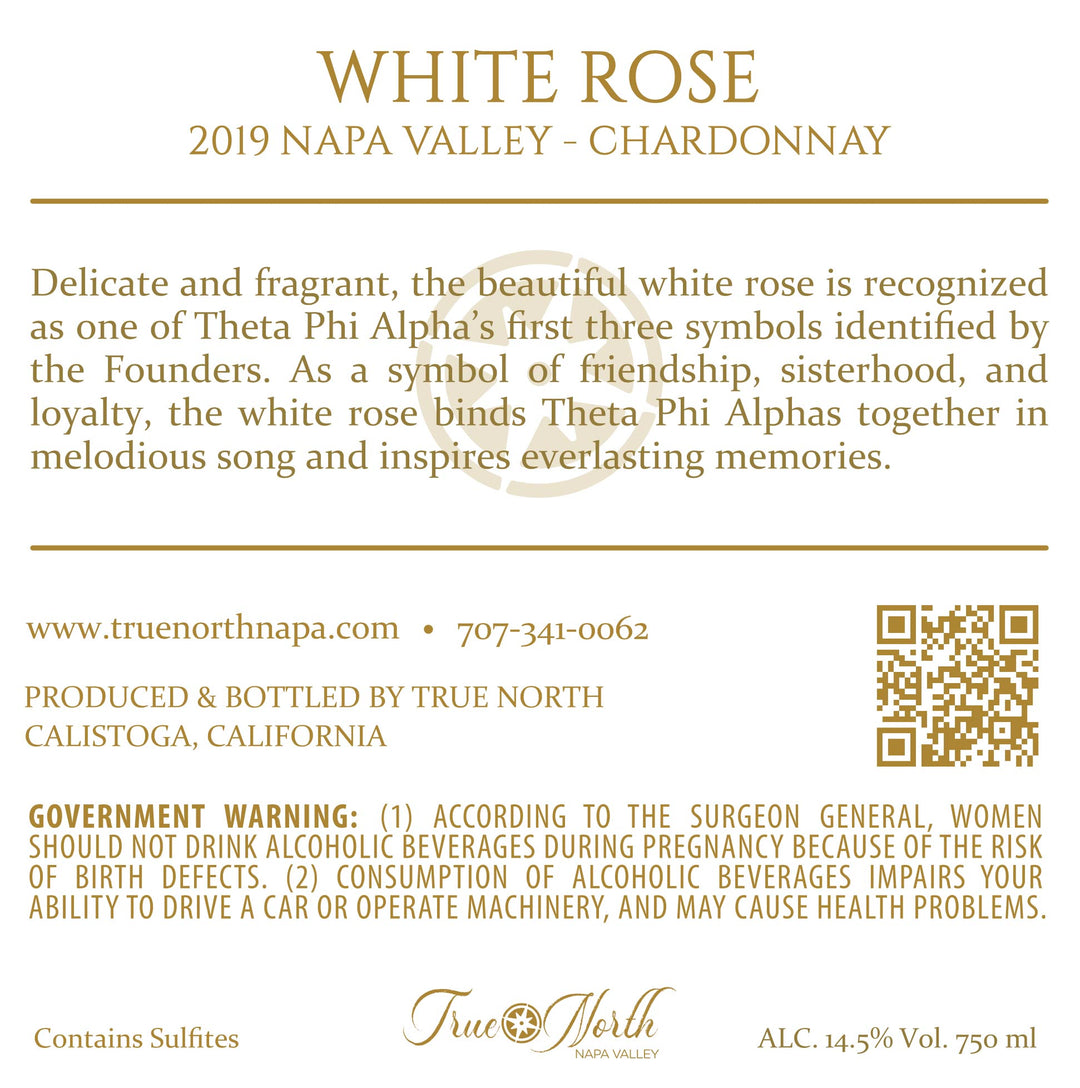 White Rose - 2019 Chardonnay - Napa Valley