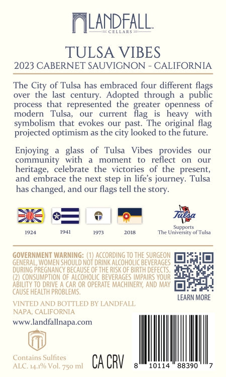 Tulsa Vibes - 2023 Cabernet Sauvignon - California