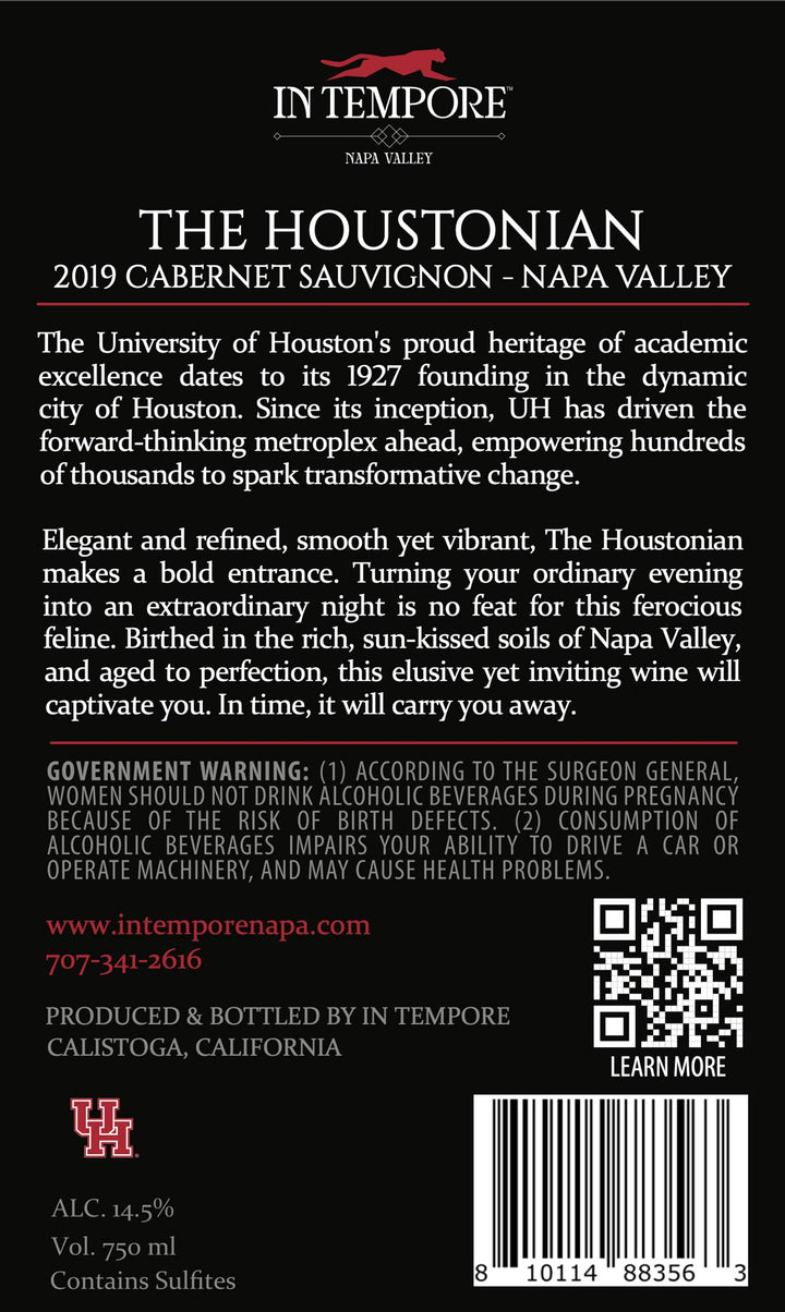 The Houstonian - 2019 Cabernet Sauvignon - Napa Valley