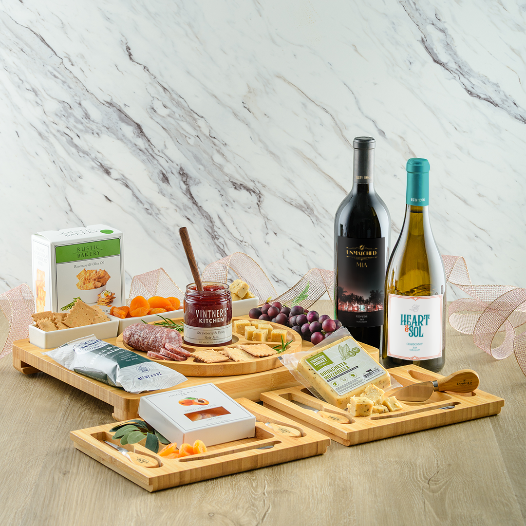 Premium Red & White Charcuterie Board