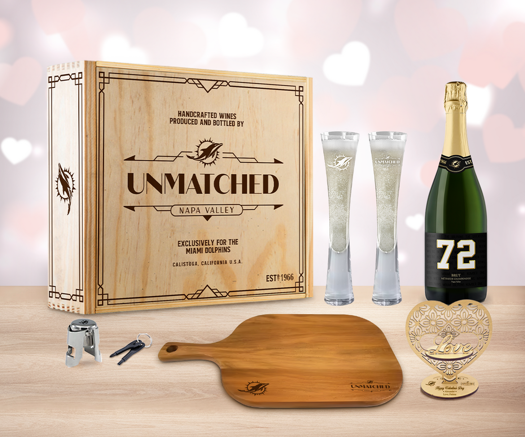 Valentine Sparkling Wine "Cheers" Gift Set