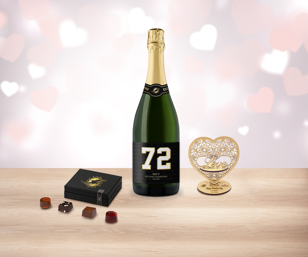 Valentine Sparkling Wine & Truffles Delight