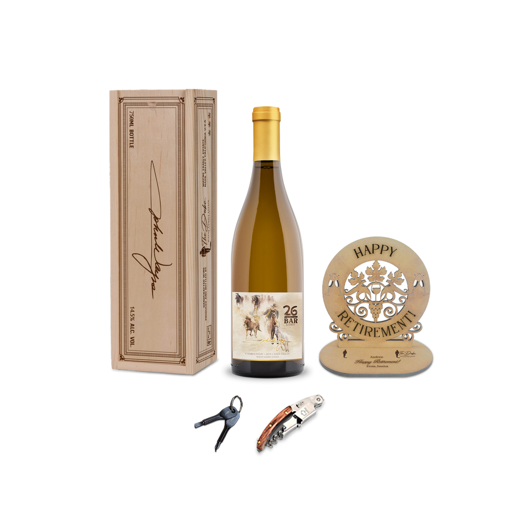 "Happy Retirement" Chardonnay