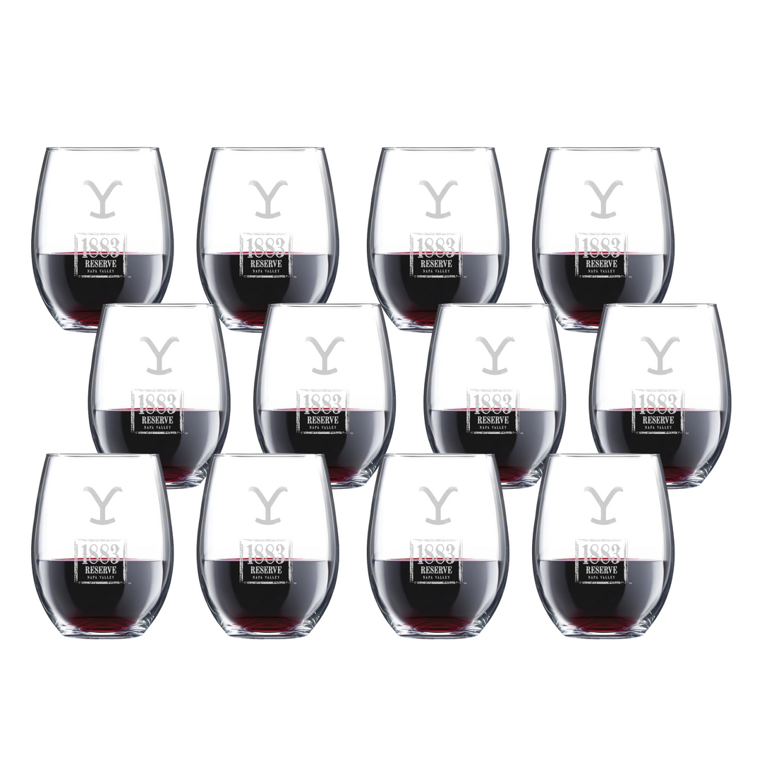 15oz Stemless Wine Glasses