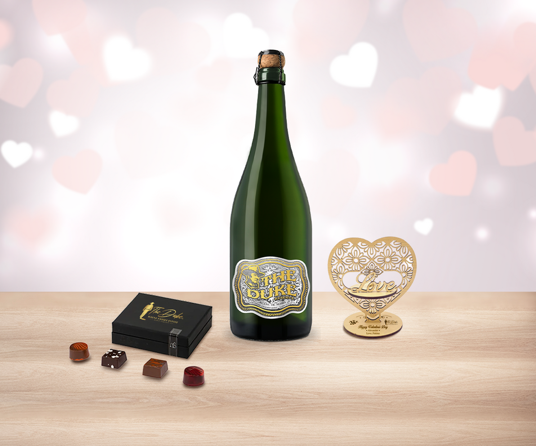 Valentine Sparkling Wine & Truffles Delight