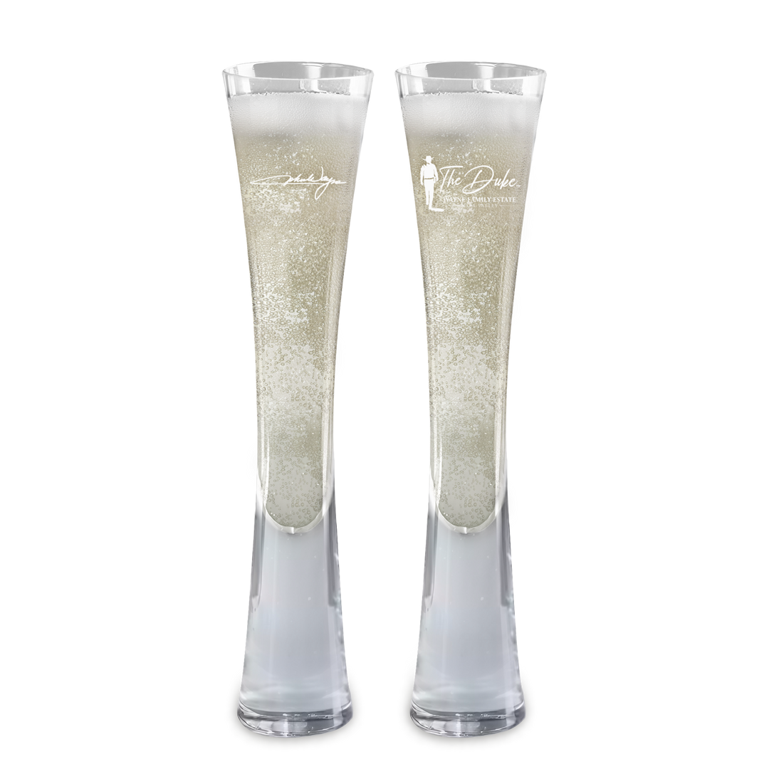 Hand Blown Artisan Crafted Champagne Flute