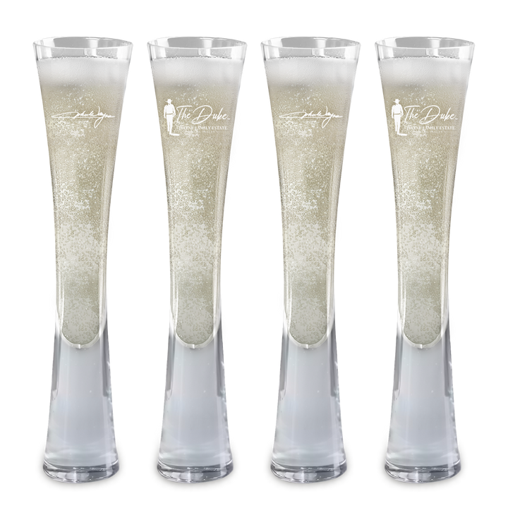 Hand Blown Artisan Crafted Champagne Flute