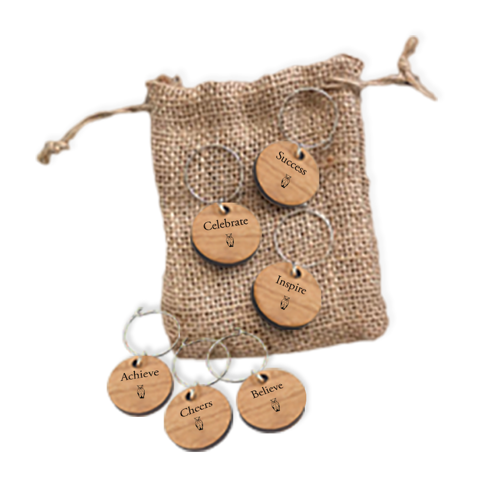 Wine Charms with Bag