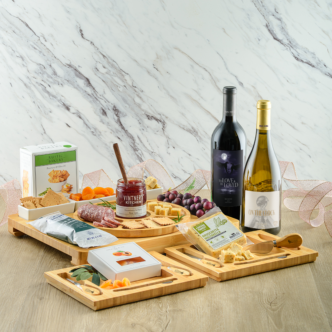 Premium Red & White Charcuterie Board