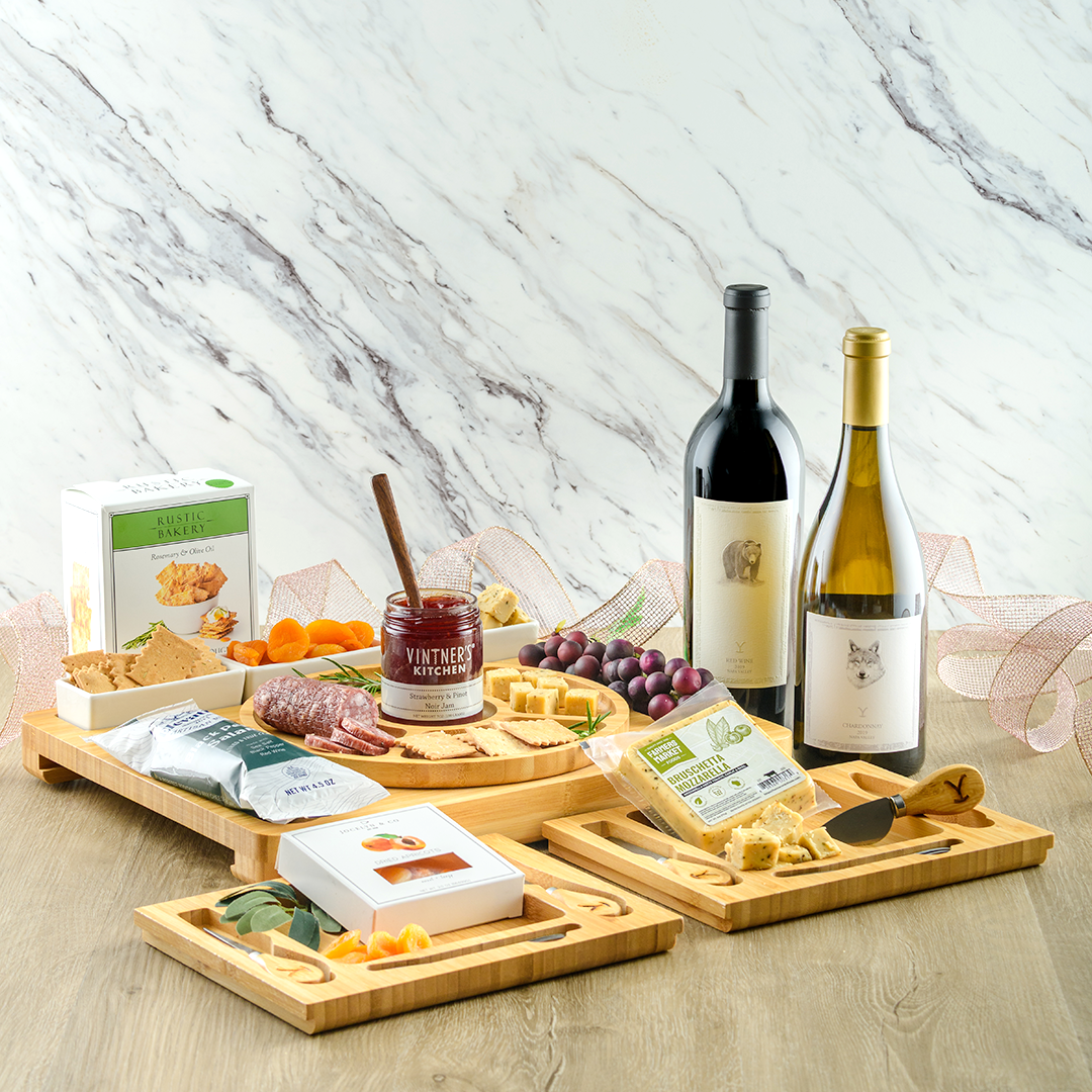 Premium Red & White Charcuterie Board