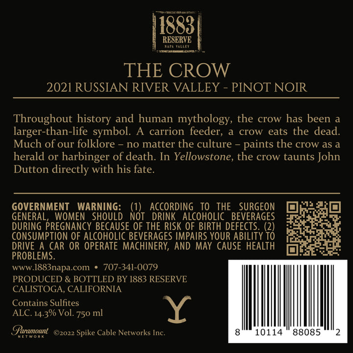 The Crow - 2021 Pinot Noir - Russian River Valley