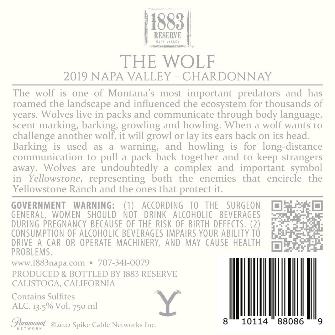 The Wolf - 2019 Chardonnay - Napa Valley