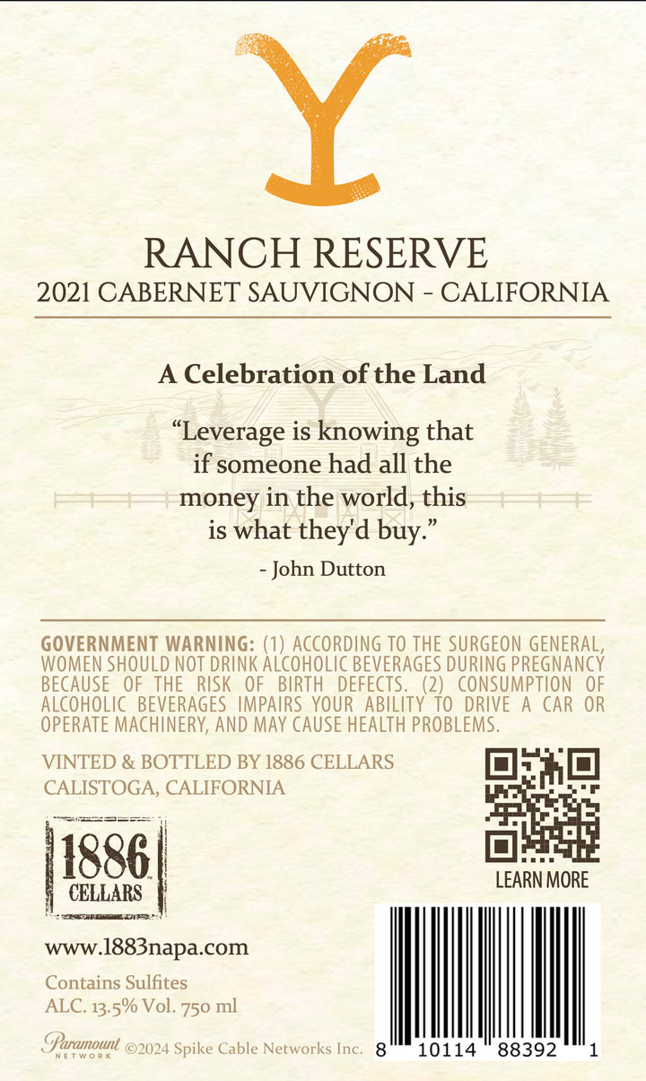 Ranch Reserve - 2021 Cabernet Sauvignon - California