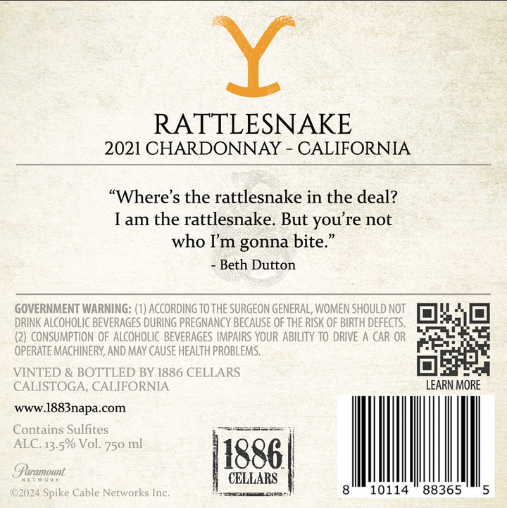 Rattlesnake - 2021 Chardonnay - California