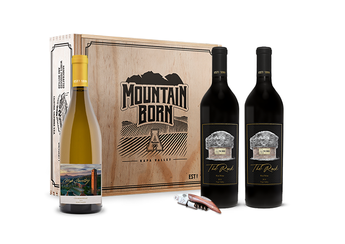 The Rock Red & Chardonnay Gift Box Set