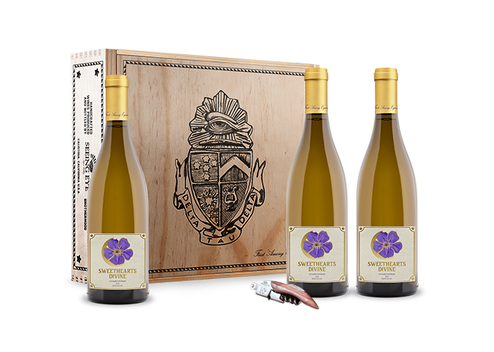 Sweethearts Divine Chardonnay Gift Box Set