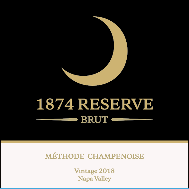 1874 Reserve - 2018 Sparkling Brut - Méthode Champenoise - Napa Valley