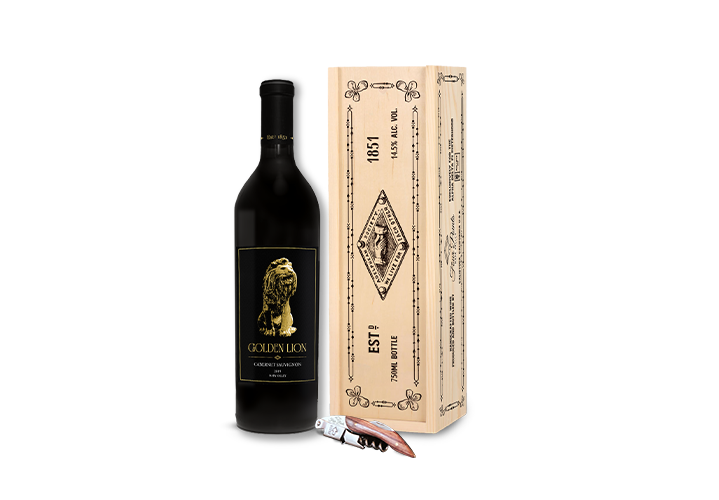 Golden Lion Cabernet Gift Box