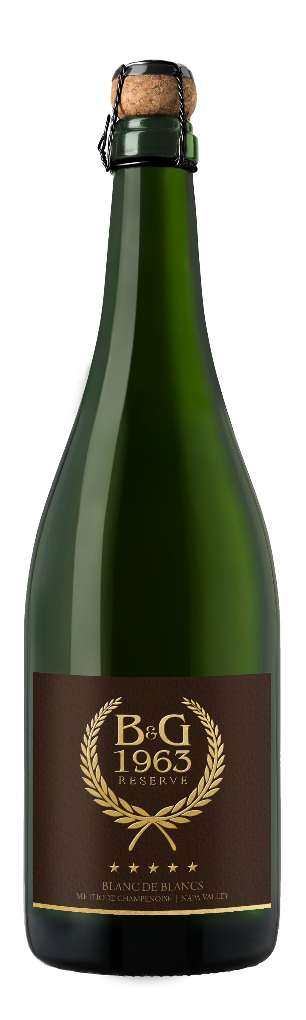 B&G 1963 Reserve - Sparkling Blanc de Blancs - Méthode Champenoise - Napa Valley