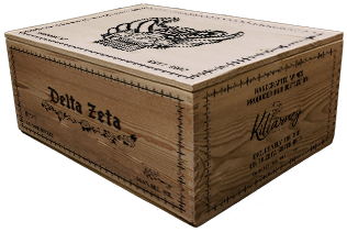 6-Bottle Wood Crate