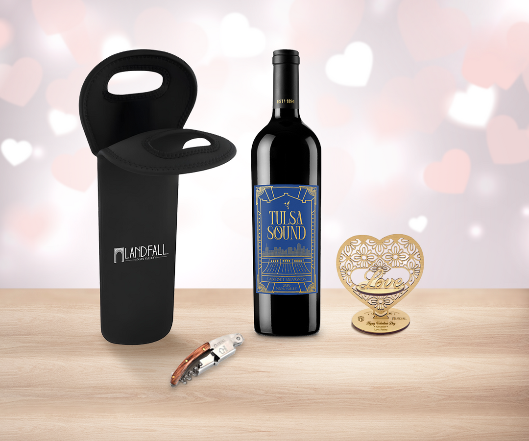 Valentine Red Wine & Tote Bag Delight