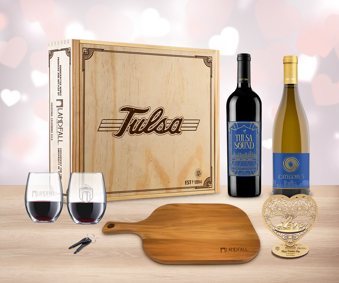 Valentine Red & White Wine "Toast" Gift Set