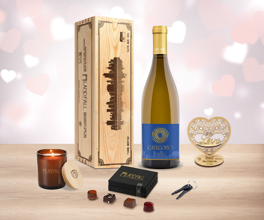 Valentine White Wine "Love" Gift Set