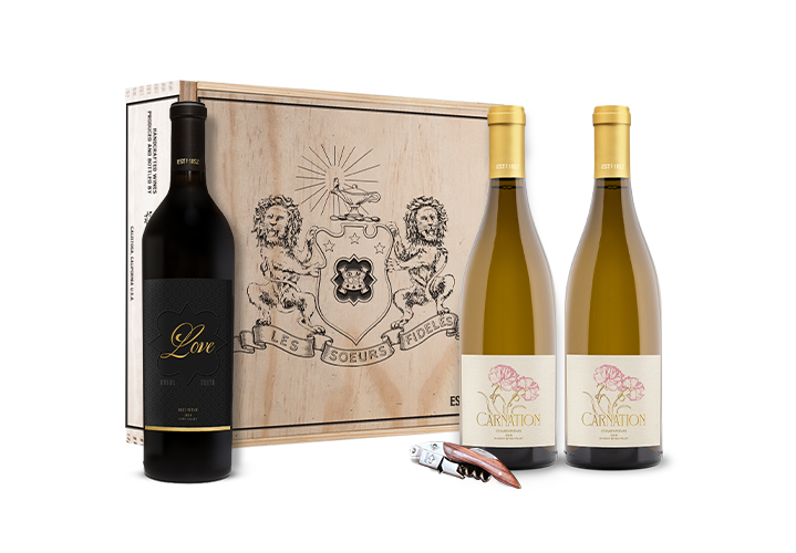 Carnation & Red Gift Box Set