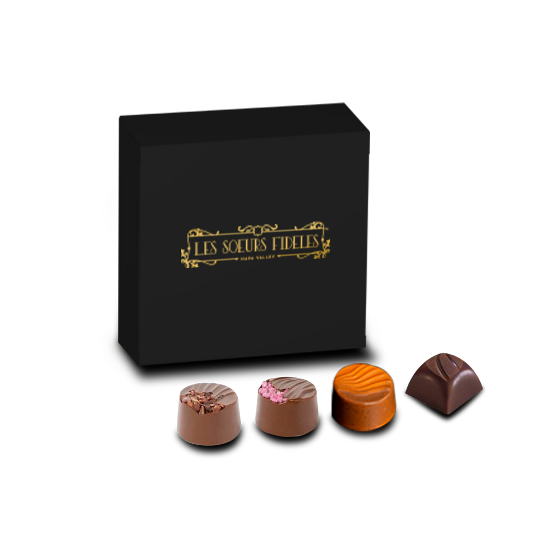 Les Soeurs Fideles Truffles 4 Piece