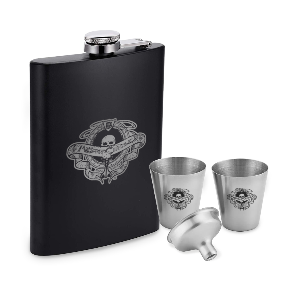 Black Flask Set