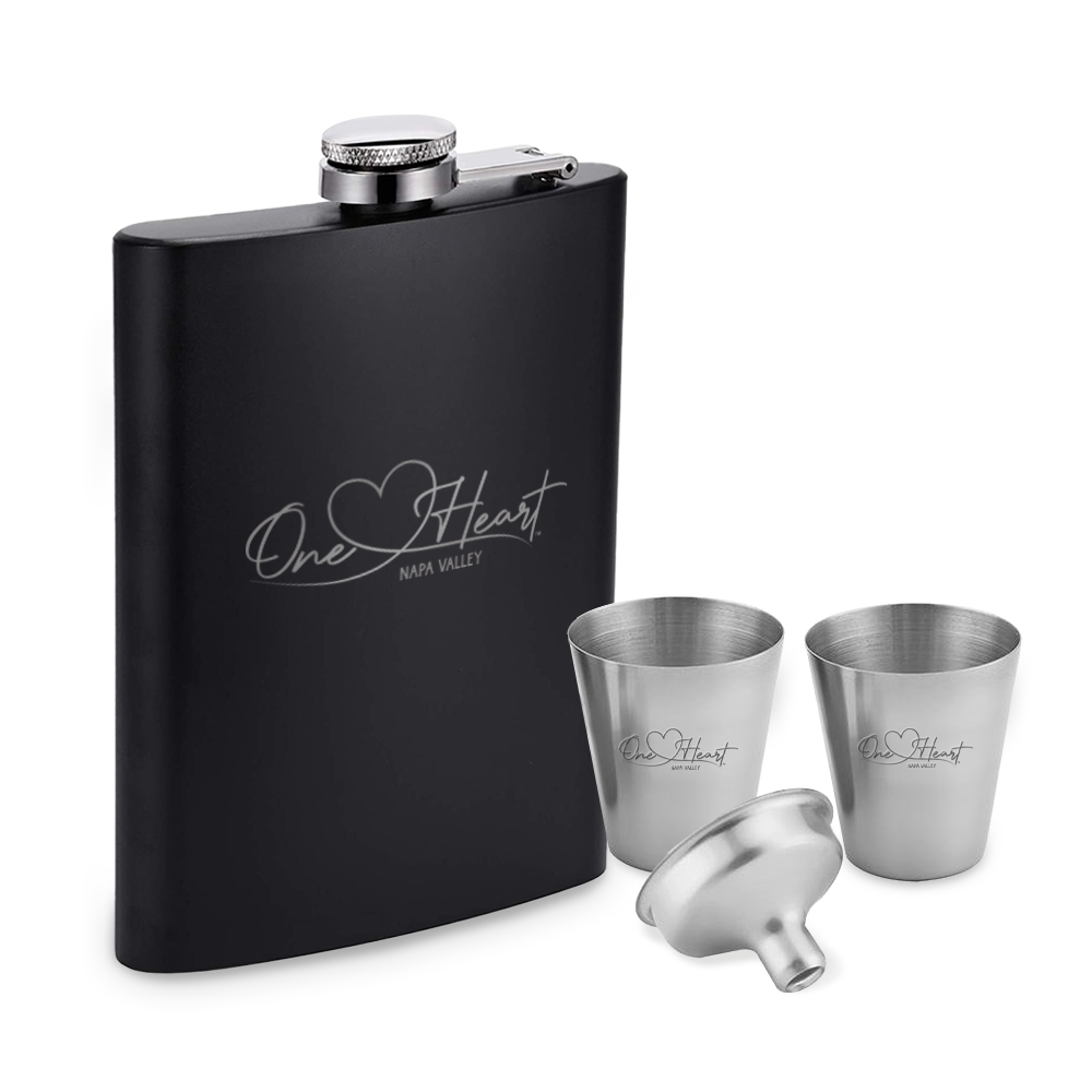 Black Flask Set