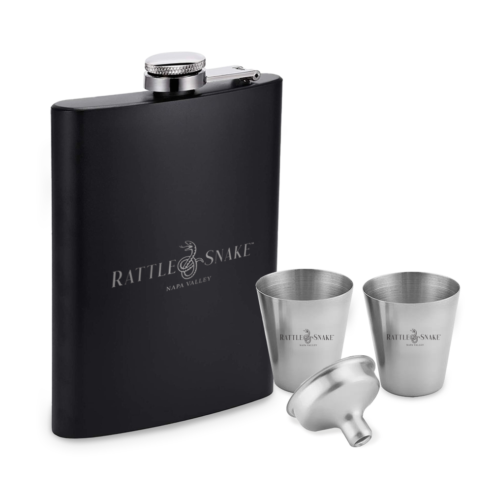 Black Flask Set