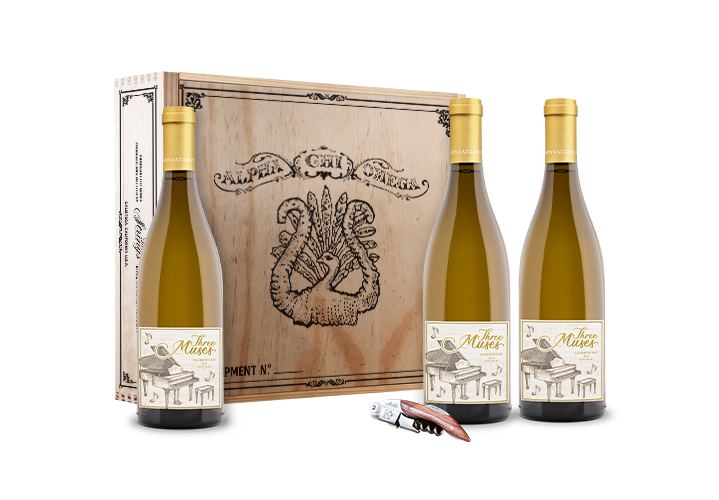 Three Muses Chardonnay Gift Box Set