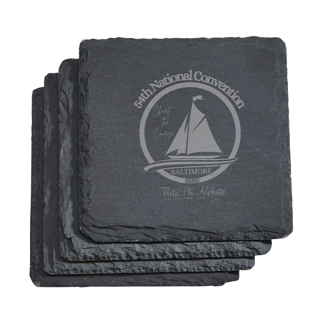 4 Slate Coasters