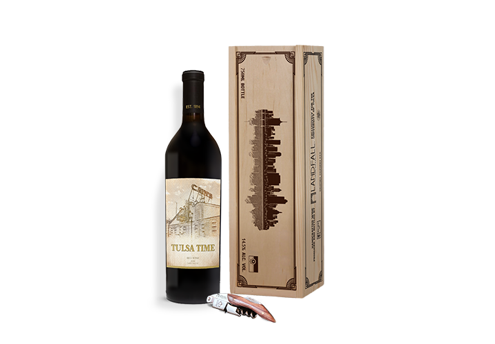 Tulsa Time Red Wine Gift Box